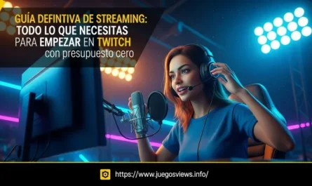 Guía definitiva de streaming: Todo lo que necesitas para empezar en Twitch con presupuesto cero.