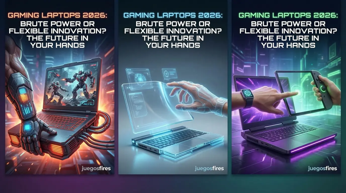 Laptops Gamer 2026: ¿Potencia Bruta o Innovación Flexible? El Futuro en tus Manos
