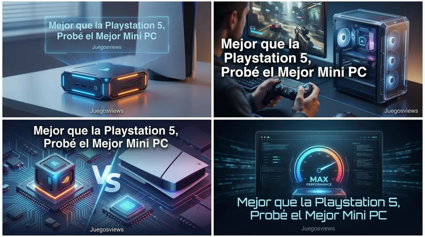 Mejor que la Playstation 5, Probe la Mejor Mini PC