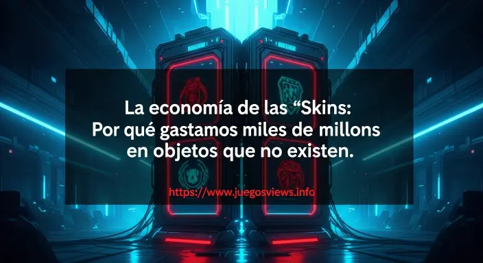 La economía de las «Skins»: Por qué gastamos miles de millones en objetos que no existen.