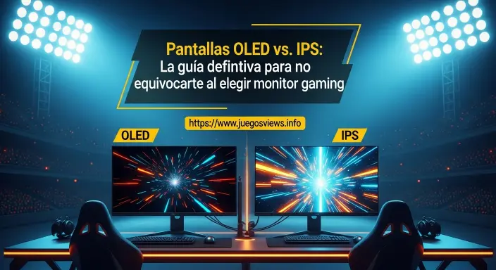 Pantallas OLED vs. IPS: La guía definitiva para no equivocarte al elegir monitor gaming.