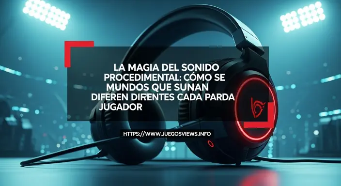 La magia del sonido procedimental: Cómo se crean mundos que suenan diferentes para cada jugador.