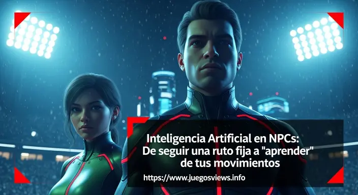 Inteligencia Artificial en NPCs: De seguir una ruta fija a «aprender» de tus movimientos.