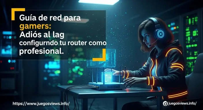 Guía de red para gamers: Adiós al lag configurando tu router como un profesional.