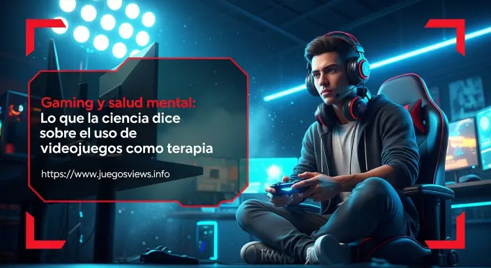 Gaming y salud mental: Lo que la ciencia dice sobre el uso de videojuegos como terapia.